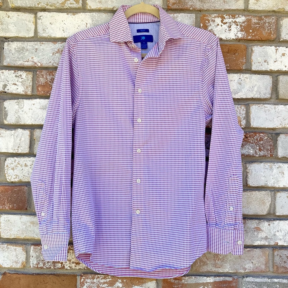 Egara Non-Iron Slim Fit Collared Button Down Shirt